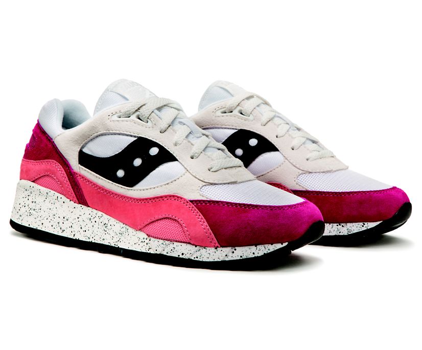 Saucony Shadow 6000 Women's Originals White / Coral | Canada 074CTVE